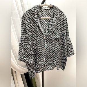 Maje; silky material; oversized style; Size 1; very good condition